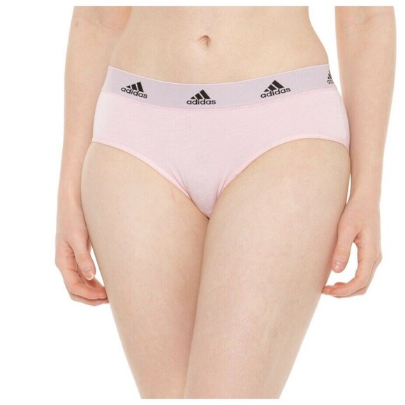 Adidas Women's 3-PK Cotton Hipster Underwear 4A1H34 Size XL - Picture 4 of 5